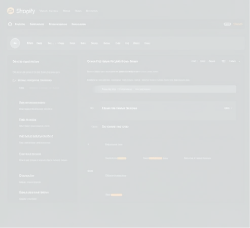 Shopify admin dashboard used to plan conversion-focused storefront changes
